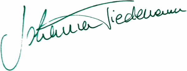 Signature Johanna Tiedemann